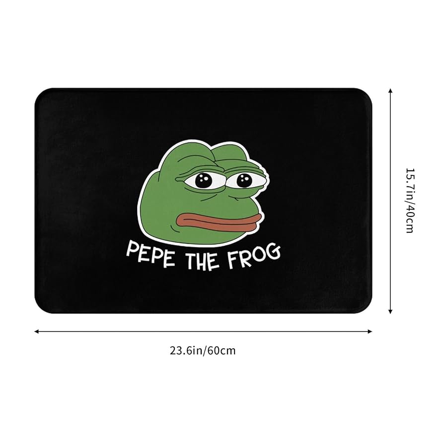 Amazon | 玄関マット Pepe The Frog カエルのペペ ドアマット
